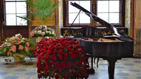 piano & roses